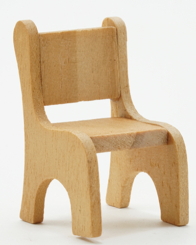 Dollhouse Miniature Wood Chair